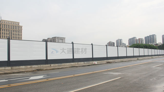 惠州新型裝配式圍擋-惠州市龍門(mén)縣龍新路工程圍擋圖例-惠州-深圳市大通建材有限公司圍擋生產(chǎn)定制廠家